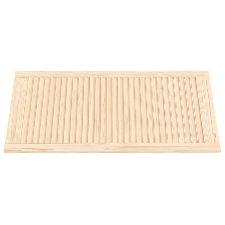 VIDAXL -Schranktür mit Lamellen 99,3 x 49,4 cm Festkiefer