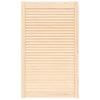 VIDAXL -Schranktür mit Lamellen 99,3 x 59,4 cm Festkiefer