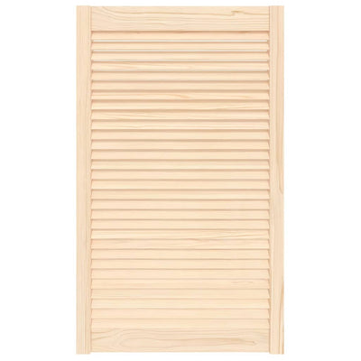 VIDAXL -Schranktür mit Lamellen 99,3 x 59,4 cm Festkiefer
