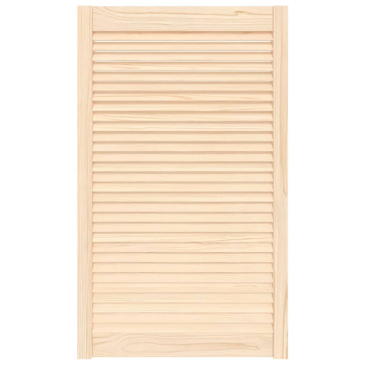 VIDAXL -Schranktür mit Lamellen 99,3 x 59,4 cm Festkiefer