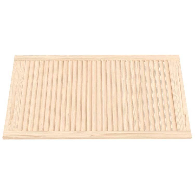 VIDAXL -Schranktür mit Lamellen 99,3 x 59,4 cm Festkiefer