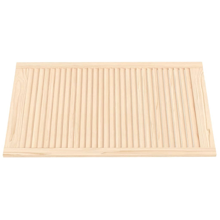 VIDAXL -Schranktüren mit Lamellen 2 -Stcs 99,3 x 59,4 cm Festkiefer