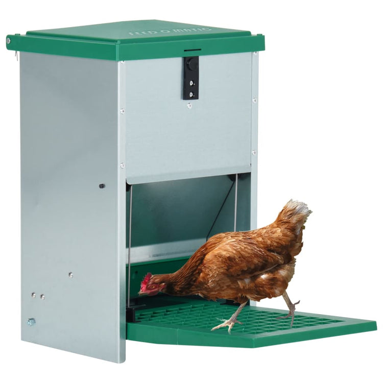 VIDAXL POULRY FEED BIN Automatisch mit Pedal 8 kg