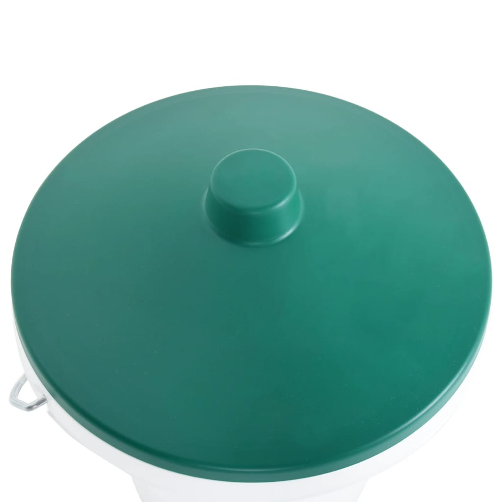 VIDAXL -Geflügelwasserbehälter mit Zitzen 12 l