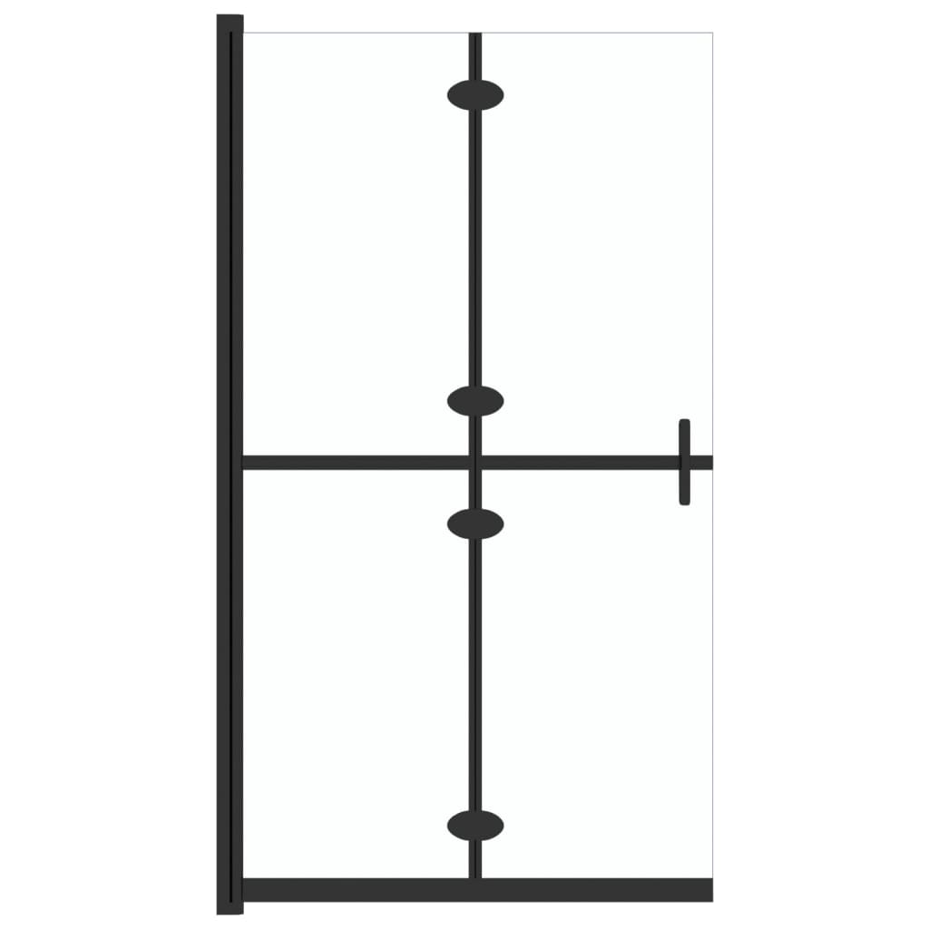 Vidaxl begehete Duschwand zusammenklappbar 90x190 cm ESG-Glas Transparent