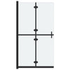 Vidaxl begehete Duschwand zusammenklappbar 80x190 cm ESG-Glas Matte