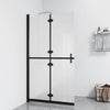 Vidaxl begehete Duschwand zusammenklappbar 120 x 190 cm ESG-Glas Matte