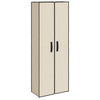 VIDAXL -Schuhschrank 60x30x166 cm Stoffcreme -Colored
