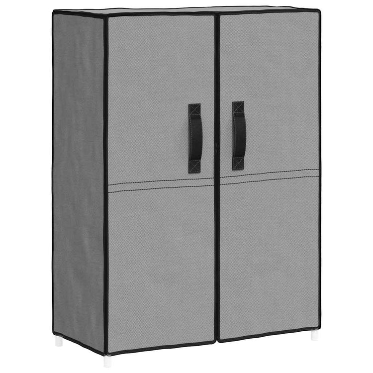Vidaxl Schuhschrank 60x28x90 cm Stoff grau