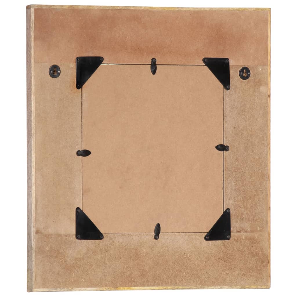 Vidaxl Wandspiegel 50x50 cm Festes Recyclingholz
