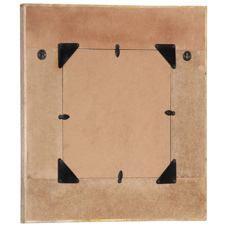 Vidaxl Wandspiegel 50x50 cm Festes Recyclingholz