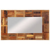 Vidaxl -Wandspiegel 50x80 cm Festes Recyclingholz