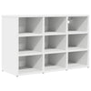 Vidaxx Schuhschrank mit Regal weiß 77,5 x 30 x 51 cm Holzwerkstoff