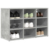 Vidaxl Schuhschrank betongrau 77,5 x 30 x 51 cm Holzwerkstoff
