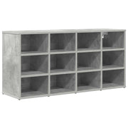 Vidaxl Schuhschrank mit Regal betongrau 103 x 30 x 51 cm Holzwerkstoff - afbeelding 2