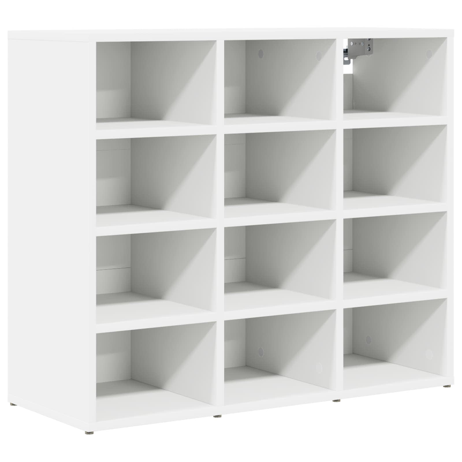 Vidaxx Schuhschrank mit Regal weiß 77,5 x 30 x 67 cm Holzwerkstoff