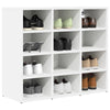 Vidaxx Schuhschrank mit Regal weiß 77,5 x 30 x 67 cm Holzwerkstoff