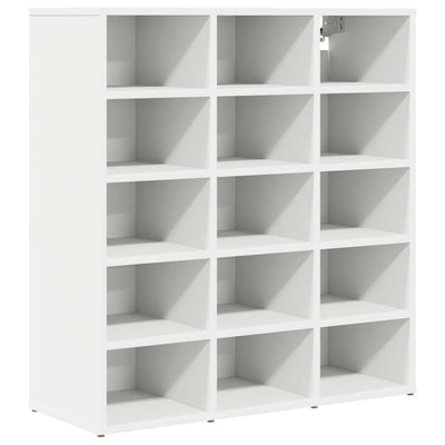 Vidaxx Schuhschrank mit Regal weiß 77,5 x 30 x 83,5 cm Holzwerkstoff