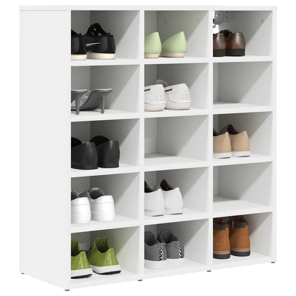 Vidaxx Schuhschrank mit Regal weiß 77,5 x 30 x 83,5 cm Holzwerkstoff