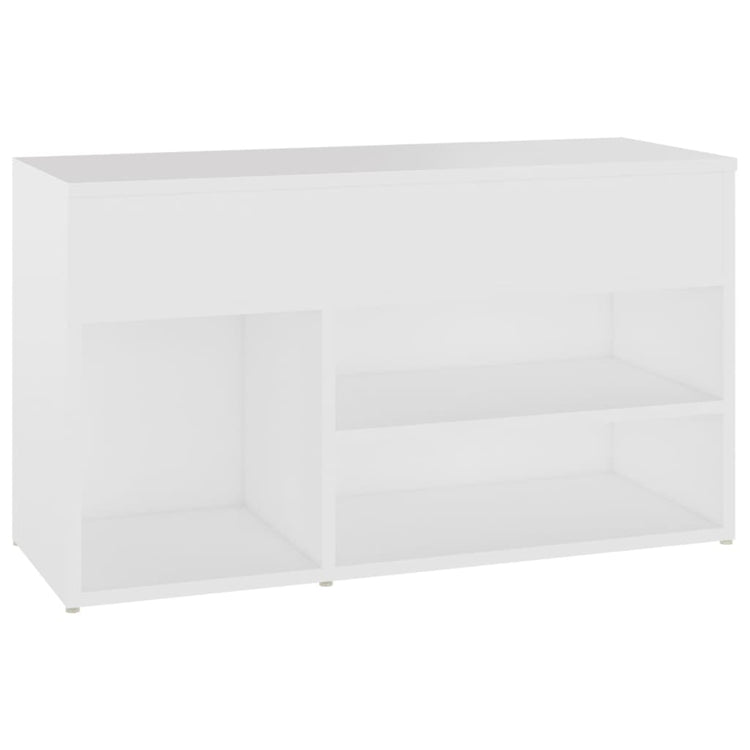 Vidaxl Schuhsofa 80x30x45 cm verarbeitetes Holz weiß