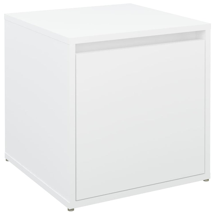 VIDAXL -Speicherbox mit Schublade 40,5 x 40 x 40 cm verarbeitetes Holz weiß