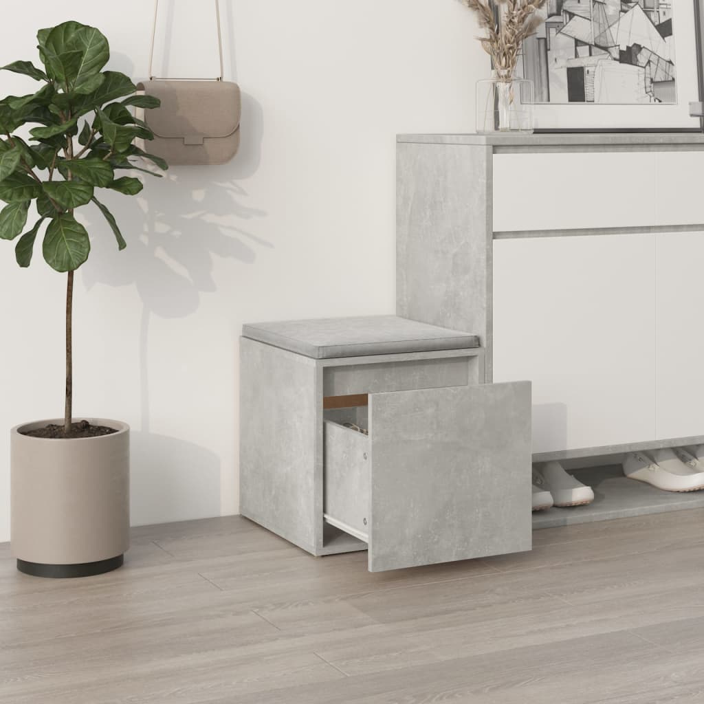 VIDAXL -Speicherbox mit Schublade 40,5 x 40 x 40 cm verarbeiteter Holzbetonpreis