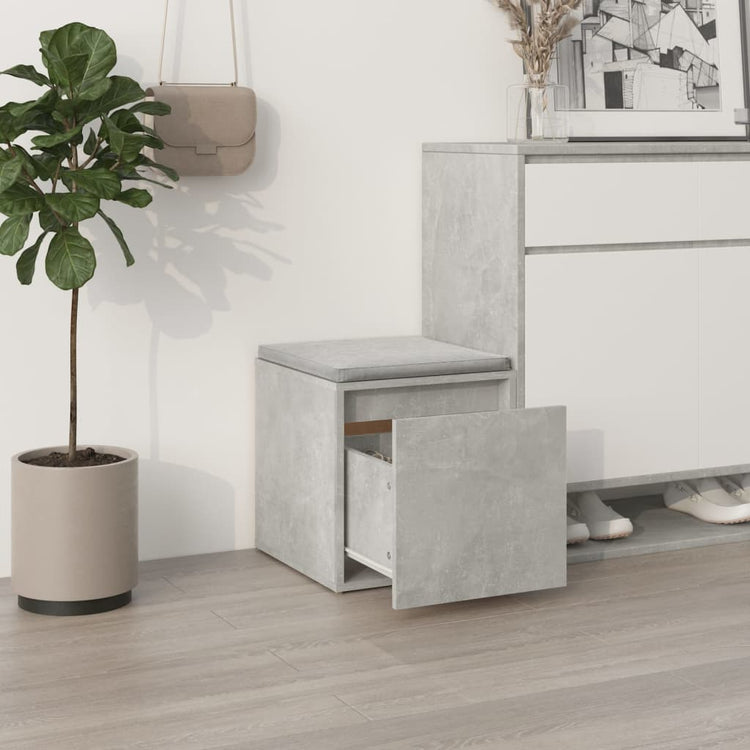 VIDAXL -Speicherbox mit Schublade 40,5 x 40 x 40 cm verarbeiteter Holzbetonpreis