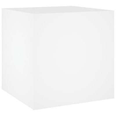 Vidaxl Pflanzer Big 40x40x40 cm verarbeitetes Holz weiß
