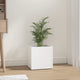 Vidaxl Pflanzer Big 40x40x40 cm verarbeitetes Holz weiß