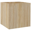VIDAXL -Pflanzer Big 40x40x40 cm verarbeitetes Holz Sonoma Eiche
