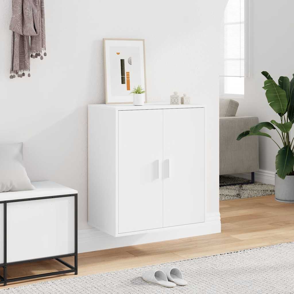 Vidaxl Schuhschrank 60x35x70 cm verarbeitetes Holz weiß