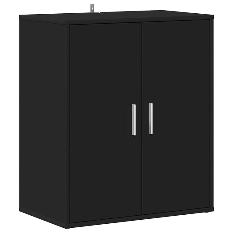 Vidaxl Schuhschrank 60x35x70 cm propertiertes Holzschwarz