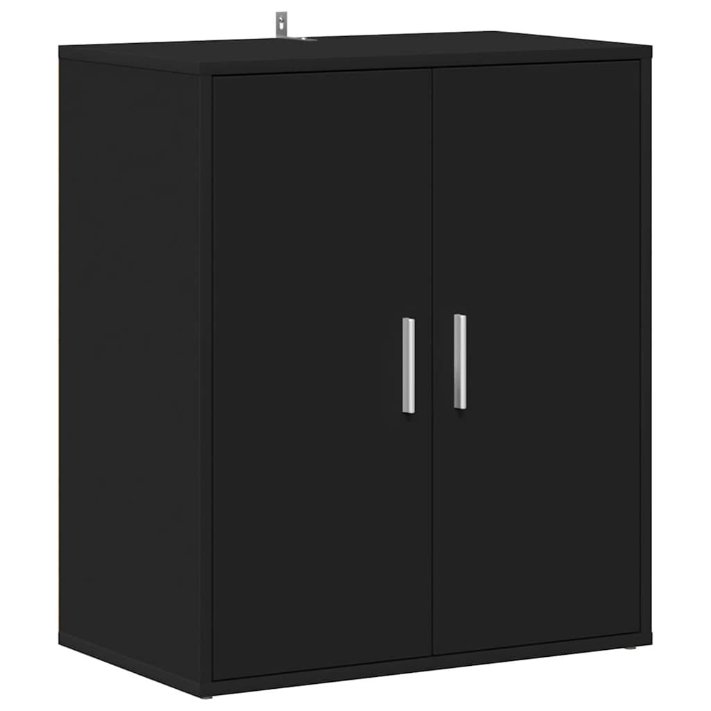 Vidaxl Schuhschrank 60x35x70 cm propertiertes Holzschwarz