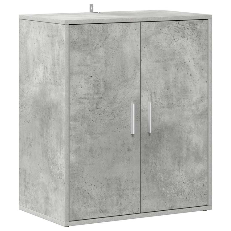 VIDAXL -Schuhschrank 60x35x70 cm verarbeiteter Holzbetonglijs