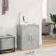 VIDAXL -Schuhschrank 60x35x70 cm verarbeiteter Holzbetonglijs