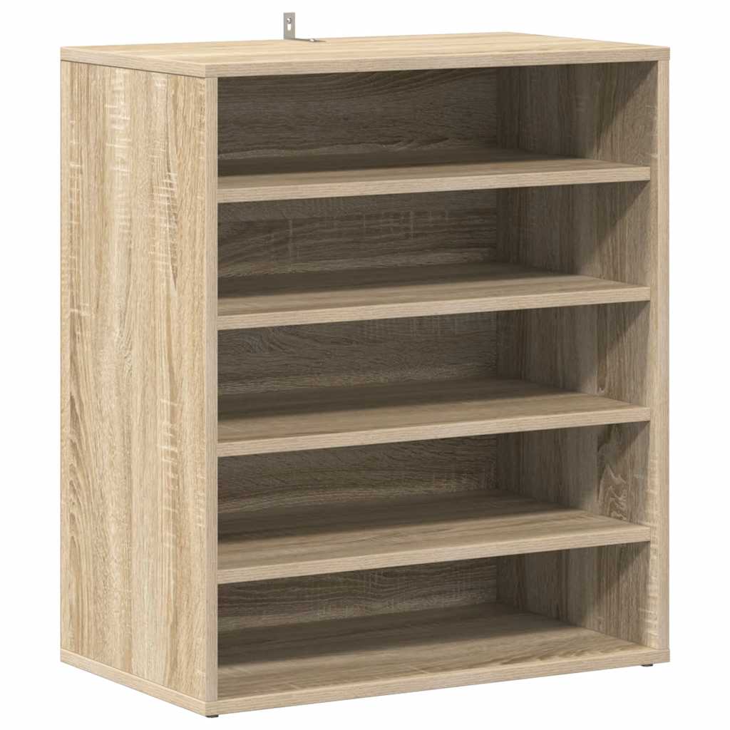 Vidaxl Schuhschrank 60x35x70 cm Propertiertes Holz Sonoma Eiche gefärbt