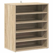 Vidaxl Schuhschrank 60x35x70 cm Propertiertes Holz Sonoma Eiche gefärbt - afbeelding 2