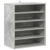 VIDAXL -Schuhschrank 60x35x70 cm verarbeiteter Holzbetonglijs