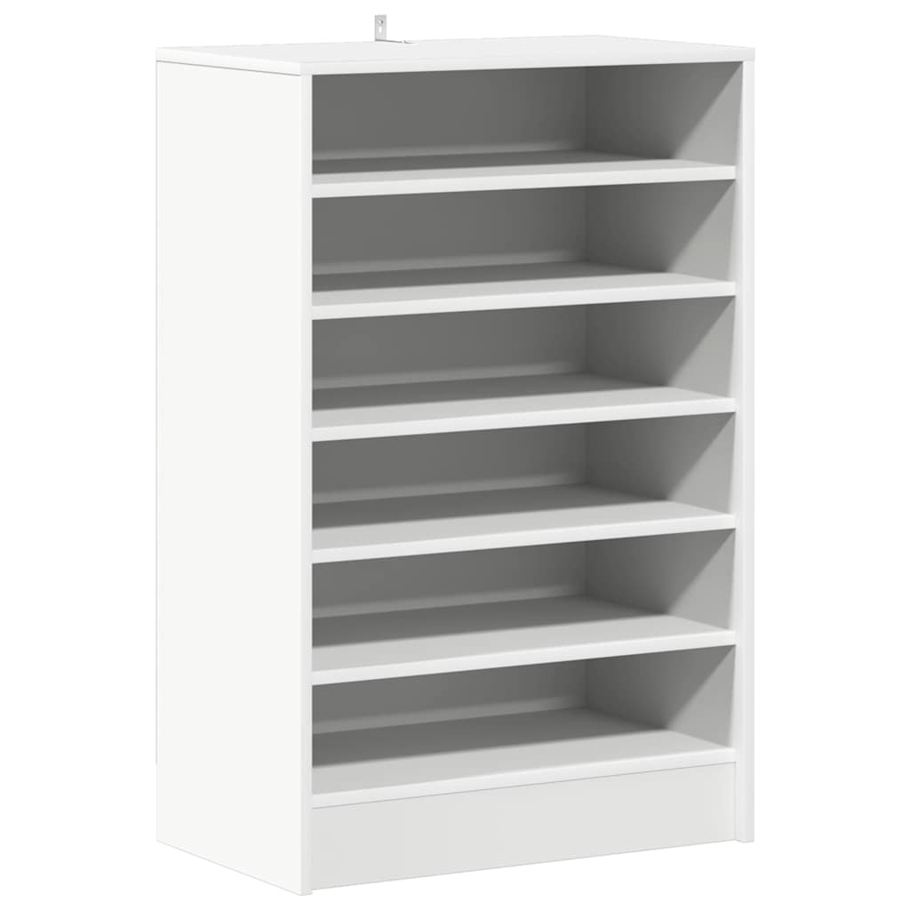 Vidaxl Schuhschrank 60x35x92 cm verarbeitetes Holz weiß