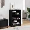 Vidaxl Schuhschrank 60x35x92 cm propertiertes Holzschwarz
