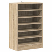 Vidaxl Schuhschrank 60x35x92 cm Propertiertes Holz Sonoma Eiche gefärbt - afbeelding 2