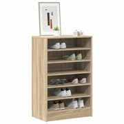 Vidaxl Schuhschrank 60x35x92 cm Propertiertes Holz Sonoma Eiche gefärbt - afbeelding 3