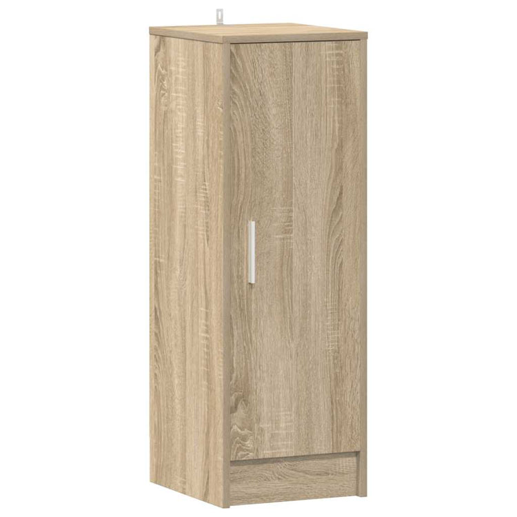 VIDAXL -Schuhschrank 32x35x92 cm verarbeitetes Holz Sonoma Eiche gefärbt