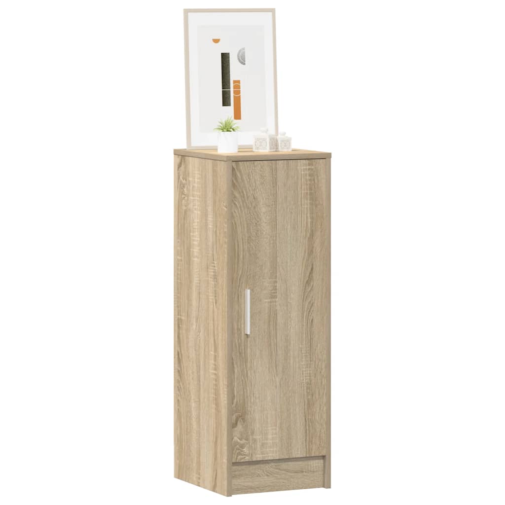 VIDAXL -Schuhschrank 32x35x92 cm verarbeitetes Holz Sonoma Eiche gefärbt