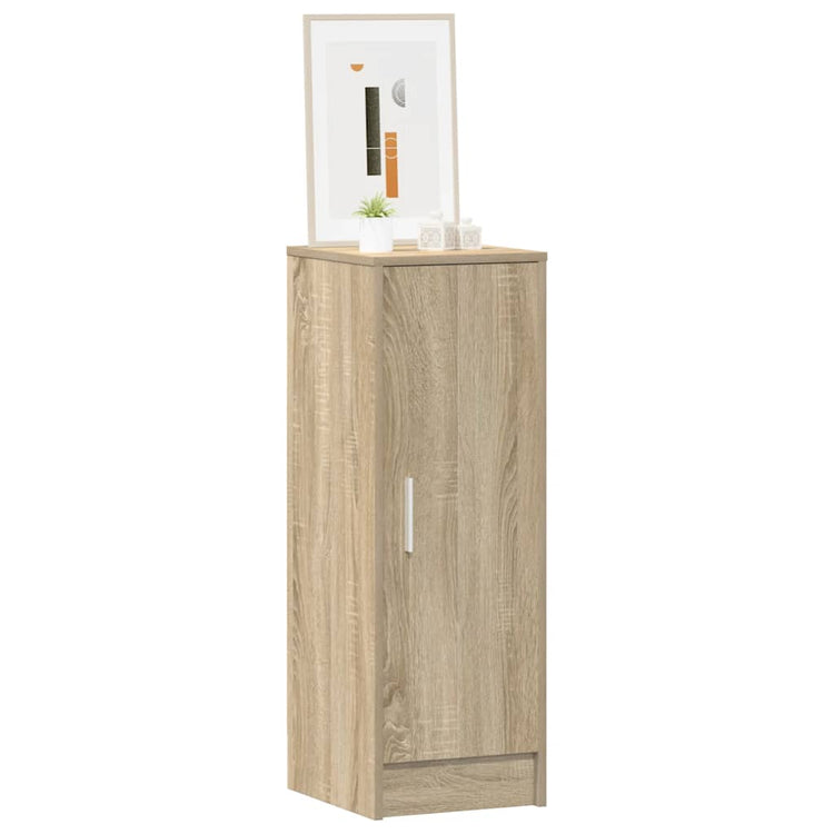VIDAXL -Schuhschrank 32x35x92 cm verarbeitetes Holz Sonoma Eiche gefärbt