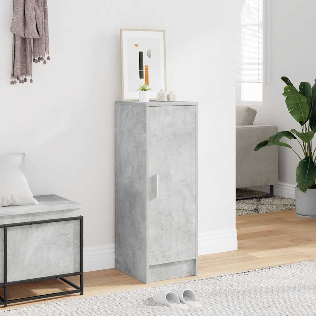 VIDAXL -Schuhschrank 32x35x92 cm verarbeiteter Holzbetonglijs