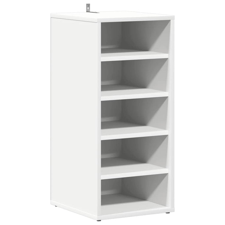 Vidaxl Schuhschrank 31,5 x 35 x 70 cm verarbeitetes Holz weiß