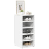 Vidaxl -Schuhschränke 2 PCs 31,5 x 35 x 70 cm verarbeitetes Holz weiß