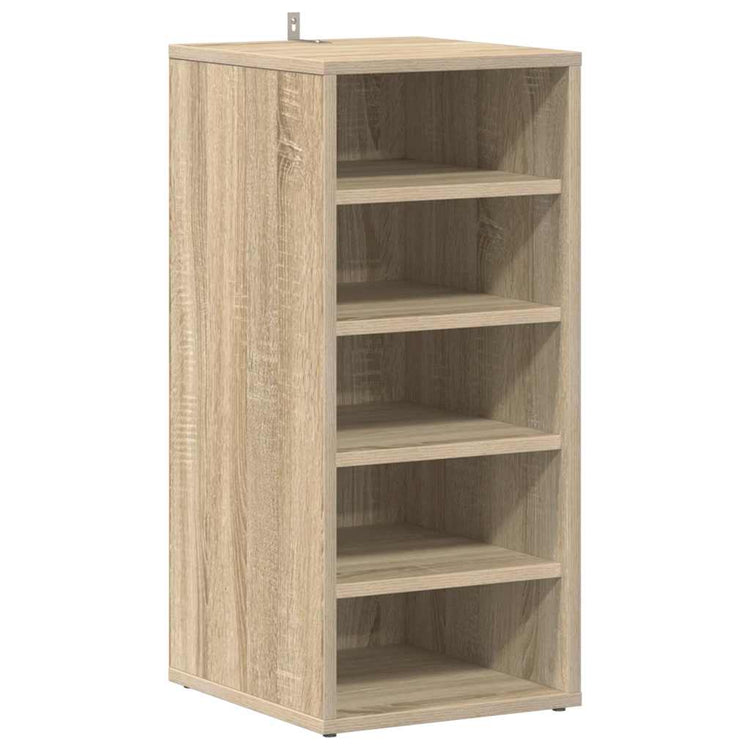 VIDAXL -Schuhschrank 31,5 x 35 x 70 cm propertiertes Holz Sonoma Eiche gefärbt