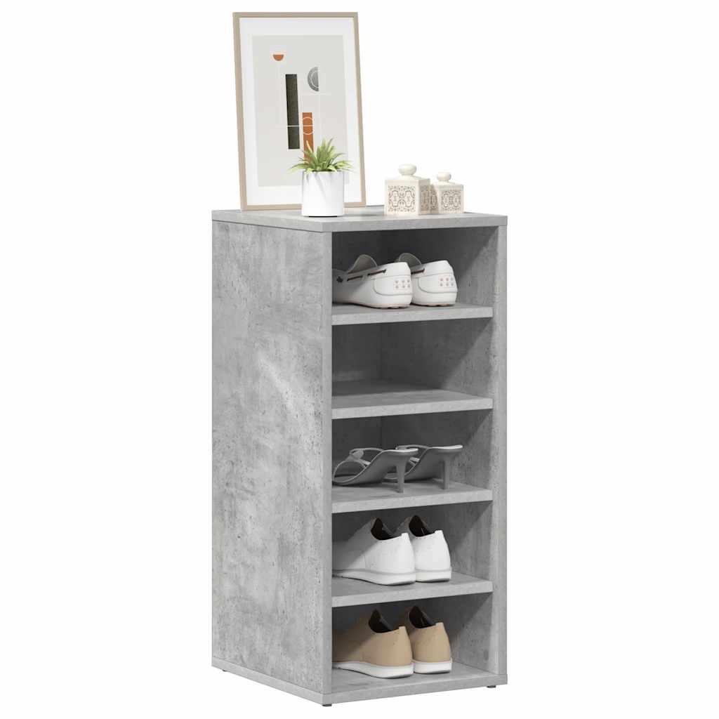 VIDAXL -Schuhschrank 31,5 x 35 x 70 cm verarbeitete Holzbetonglijs